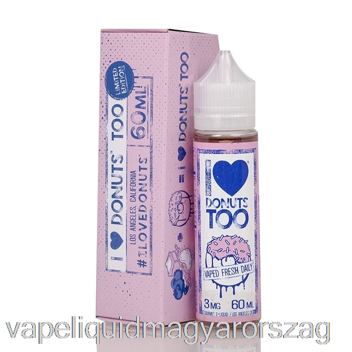 Imádom A Fánkot - Mad Hatter Juice - 60 Ml 6 Mg Vape E Cigi